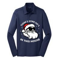 ThereS Some HoS In This House Silk Touch Performance Long Sleeve Polo