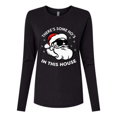 There's Some Ho's In This House Womens Cotton Relaxed Long Sleeve T-Shirt