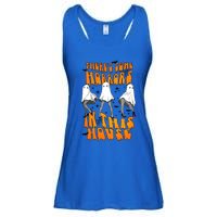 Theres Some Horrors In This House Funny Ghost Halloween Great Gift Ladies Essential Flowy Tank