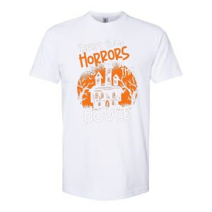 Theres Some Horrors In This House Halloween Funny Softstyle CVC T-Shirt