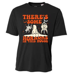 ThereS Some Horrors In This House Halloween Cooling Performance Crew T-Shirt