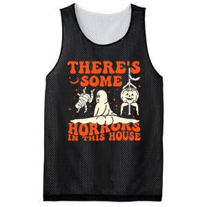 ThereS Some Horrors In This House Halloween Mesh Reversible Basketball Jersey Tank