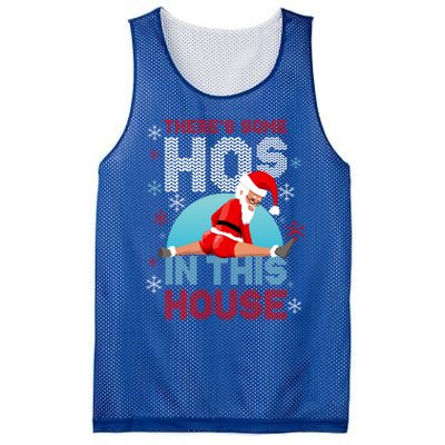 Theres Some Hos In This House Santa Got That Christmas Booty Gift Mesh Reversible Basketball Jersey Tank