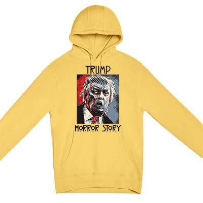 American Trump Horror Horror Story 2016 Zombie Election Premium Pullover Hoodie