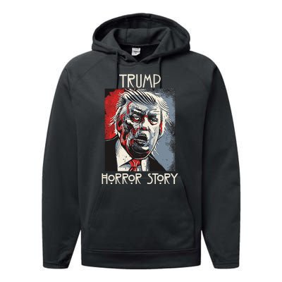 American Trump Horror Horror Story 2016 Zombie Election Performance Fleece Hoodie