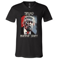 American Trump Horror Horror Story 2016 Zombie Election V-Neck T-Shirt