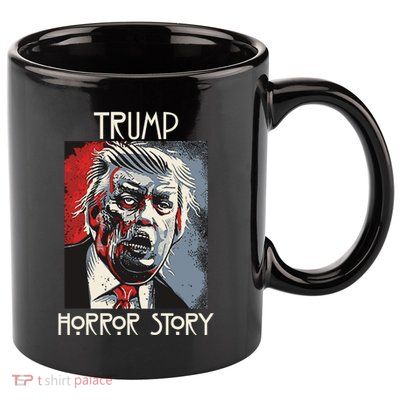 American Trump Horror Horror Story 2016 Zombie Election 11oz C Handle Ceramic Mug