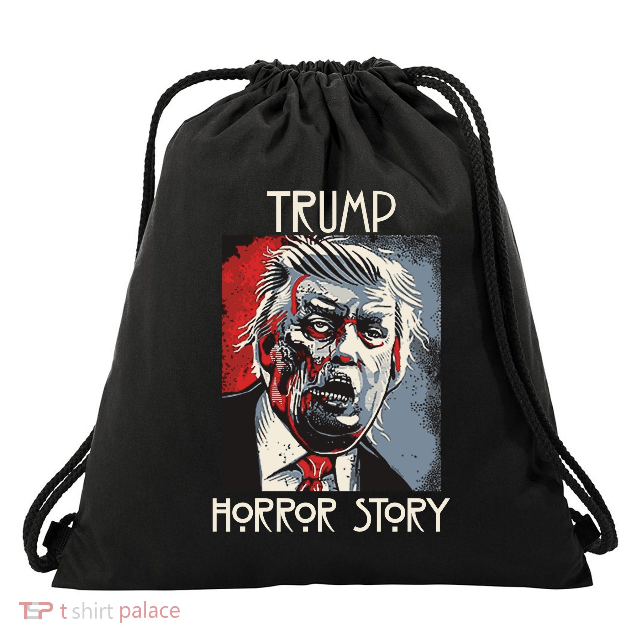 American Trump Horror Horror Story 2016 Zombie Election Drawstring Bag