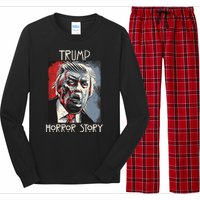 American Trump Horror Horror Story 2016 Zombie Election Long Sleeve Pajama Set