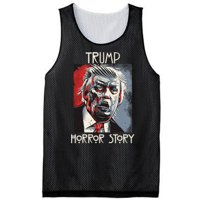 American Trump Horror Horror Story 2016 Zombie Election Mesh Reversible Basketball Jersey Tank