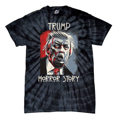 American Trump Horror Horror Story 2016 Zombie Election Tie-Dye T-Shirt