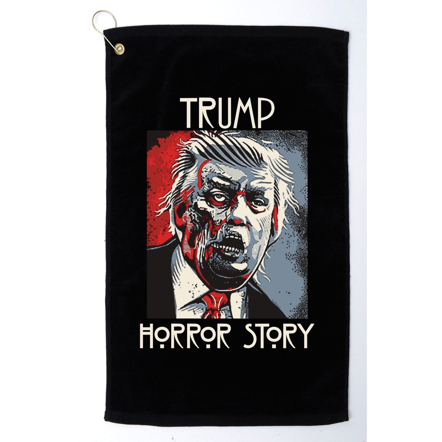 American Trump Horror Horror Story 2016 Zombie Election Golf Towel