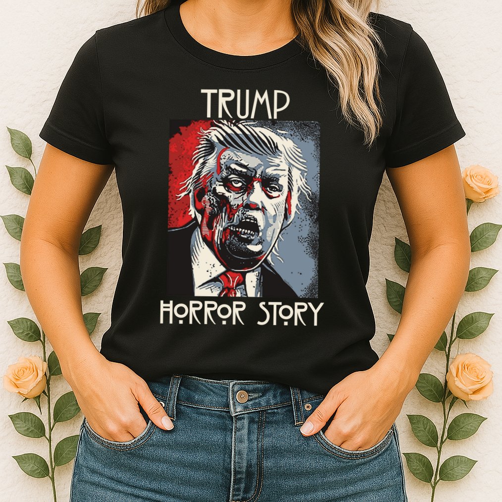 American Trump Horror Horror Story 2016 Zombie Election Womens T-Shirt