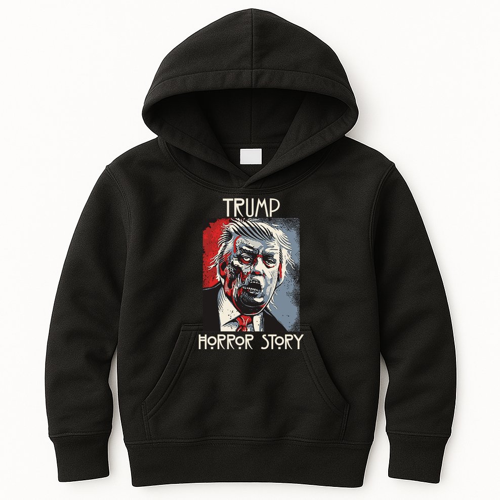American Trump Horror Horror Story 2016 Zombie Election Kids Hoodie