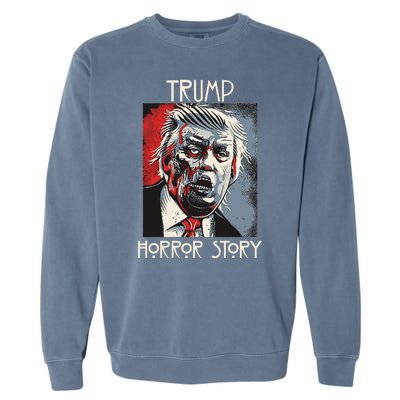 American Trump Horror Horror Story 2016 Zombie Election Garment-Dyed Sweatshirt