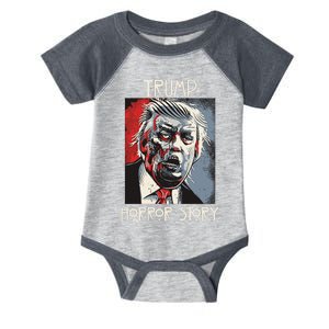 American Trump Horror Horror Story 2016 Zombie Election Infant Baby Jersey Bodysuit