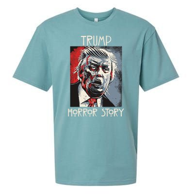 American Trump Horror Horror Story 2016 Zombie Election Sueded Cloud Jersey T-Shirt