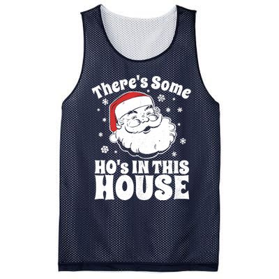 ThereS Some HoS In This House Funny Christmas In July Gift Mesh Reversible Basketball Jersey Tank