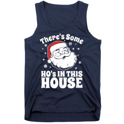 ThereS Some HoS In This House Funny Christmas In July Gift Tank Top