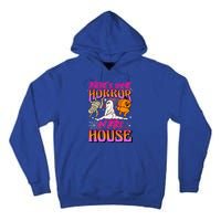 Theres Some Horrors In This House Ghost Pumpkin Halloween Gift Tall Hoodie