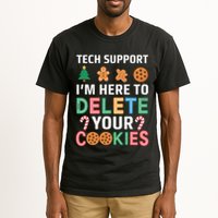 Tech Support Here To Delete Cookies Xmas Christmas Tall T-Shirt