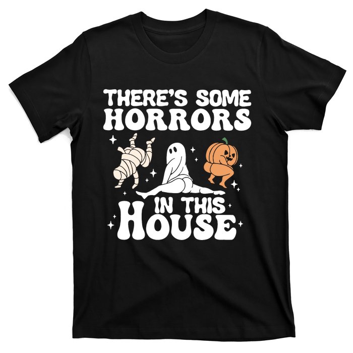 There’s Some Horrors In This House Funny Halloween T-Shirt