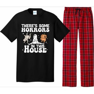 There’s Some Horrors In This House Funny Halloween Pajama Set