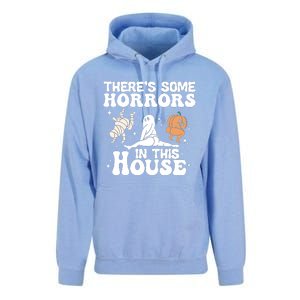 There’s Some Horrors In This House Funny Halloween Unisex Surf Hoodie