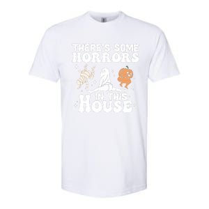 There’s Some Horrors In This House Funny Halloween Softstyle CVC T-Shirt