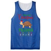 Turtle Santa Hat Xmas Light This Is My Christmas Pajama Meaningful Gift Mesh Reversible Basketball Jersey Tank