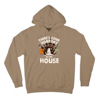 Theres Some Horrors In This House Ghost Halloween Funny Hoodie