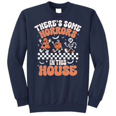 Theres Some Horrors In This House Ghost Pumpkin Halloween Sweatshirt