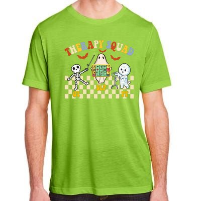 Therapy Squad Halloween Slp Ot Pt Team Adult ChromaSoft Performance T-Shirt