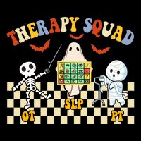 Therapy Squad Halloween Slp Ot Pt Team Long Sleeve Shirt