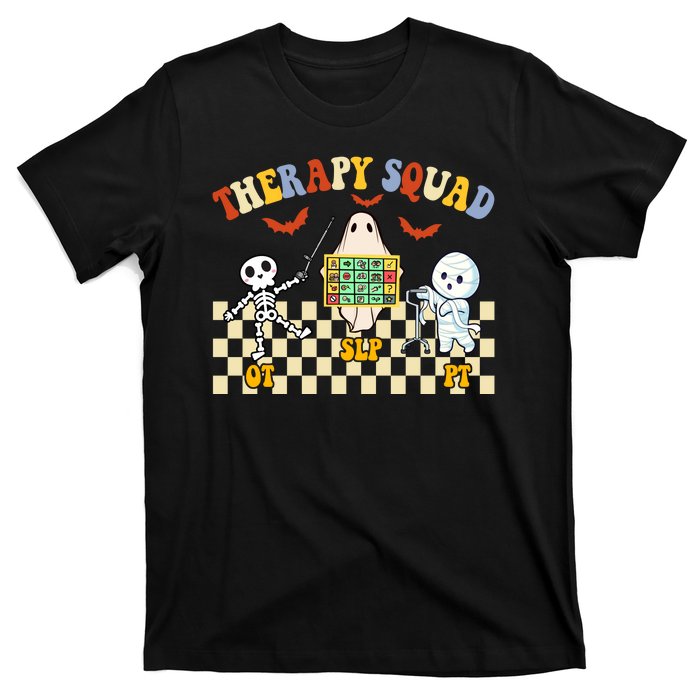 Therapy Squad Halloween Slp Ot Pt Team T-Shirt