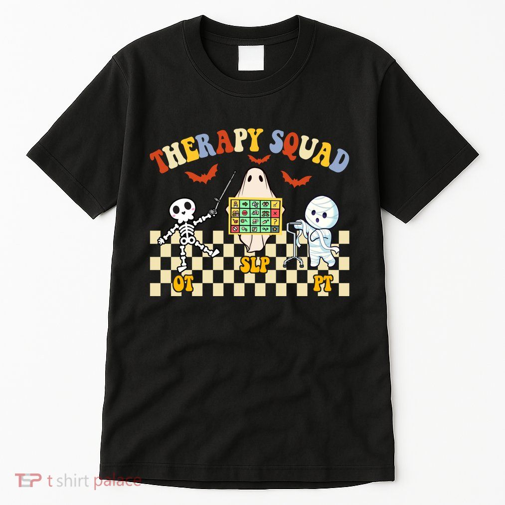 Therapy Squad Halloween Slp Ot Pt Team Tall T-Shirt