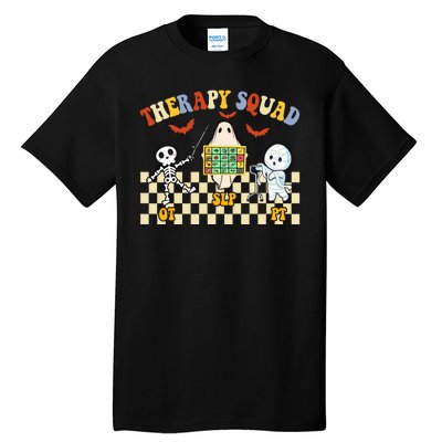 Therapy Squad Halloween Slp Ot Pt Team Tall T-Shirt