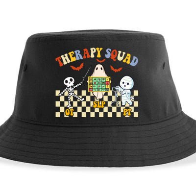 Therapy Squad Halloween Slp Ot Pt Team Sustainable Bucket Hat