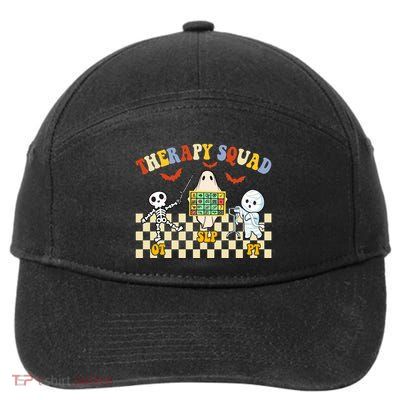 Therapy Squad Halloween Slp Ot Pt Team 7-Panel Snapback Hat