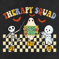 Therapy Squad Halloween Slp Ot Pt Team Adult Drive Performance Visor