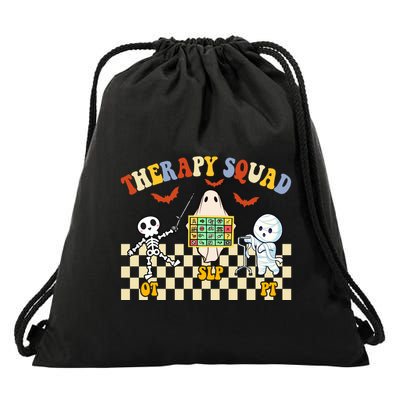 Therapy Squad Halloween Slp Ot Pt Team Drawstring Bag