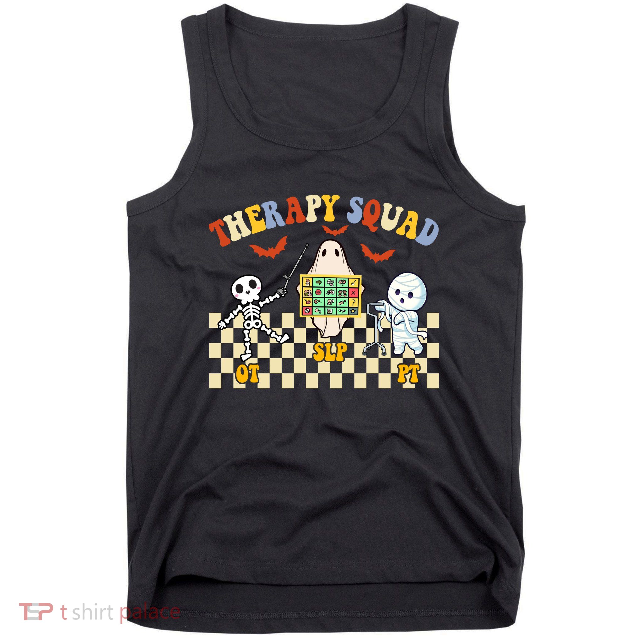 Therapy Squad Halloween Slp Ot Pt Team Tank Top
