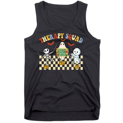 Therapy Squad Halloween Slp Ot Pt Team Tank Top