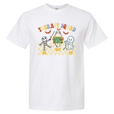 Therapy Squad Halloween Slp Ot Pt Team Garment-Dyed Heavyweight T-Shirt