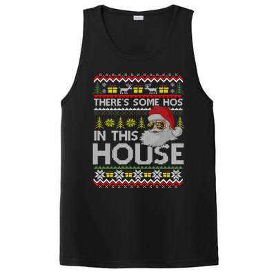 Theres Some Hos In This House Inappropriate Christmas Santa Gift PosiCharge Competitor Tank