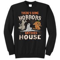 Theres Some Horrors In This House Halloween Pumpkin Ghost Trending Design Sweatshirt