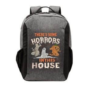 Theres Some Horrors In This House Halloween Pumpkin Ghost Trending Design Vector Backpack