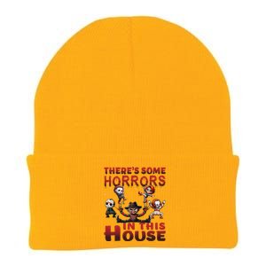 ThereS Some Horrors In This House Funny Horror Characters Gift Knit Cap Winter Beanie