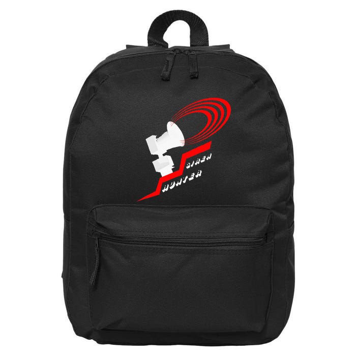 Tornado Siren Hunter Lightning Design 16 in Basic Backpack