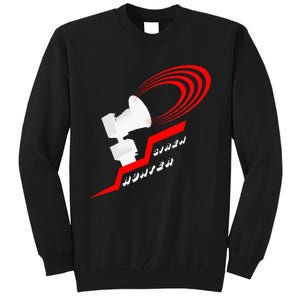 Tornado Siren Hunter Lightning Design Tall Sweatshirt